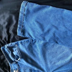 High rise bootcut jeans!